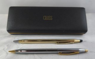 Bolígrafo Cross Oro y Portaminas Plata