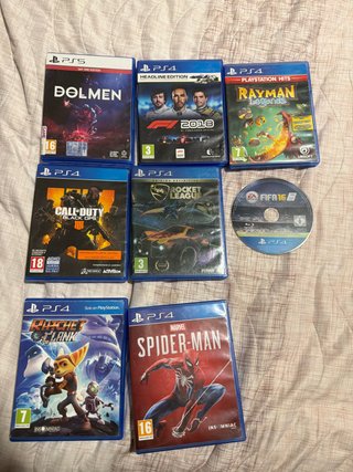 Lote Videojuegos PS4 y PS5