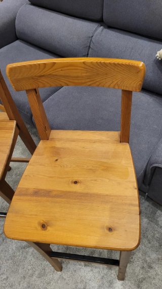 Sillas altas IKEA Ingolf madera (2+2)