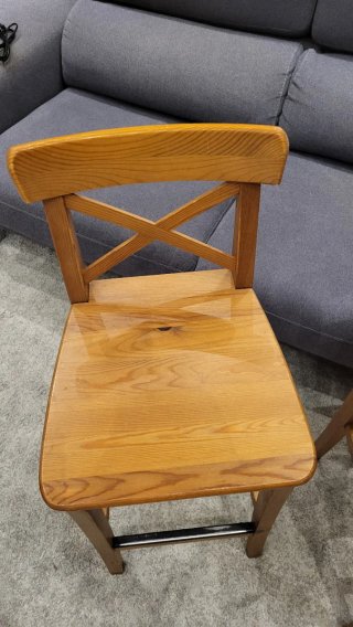Sillas altas IKEA Ingolf madera (2+2)
