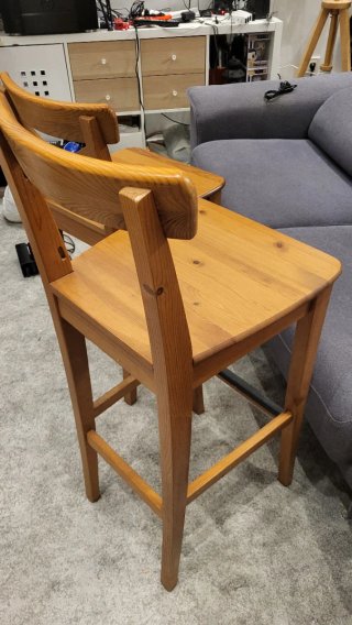 Sillas altas IKEA Ingolf madera (2+2)