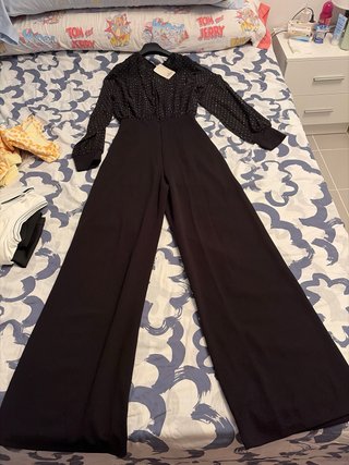 Mono elegante fiesta negro