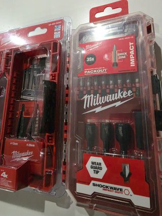 Pack Milwaukee Brocas escalonadas y Puntas Impacto