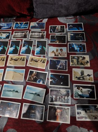 Lote Cromos Vintage Star Wars