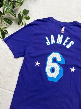 Nike Los Angeles Lakers Purple T Shirt Number 6