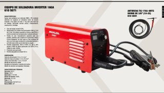 Soldador Inverter WAHLEN 160A