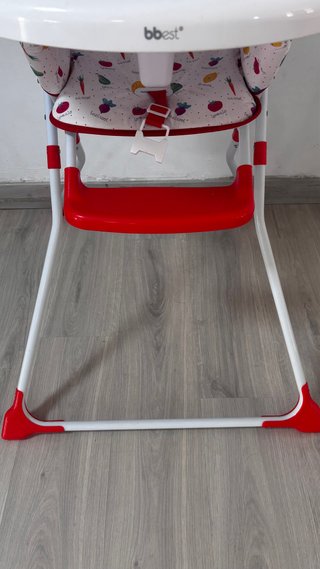 Trona para bebé con estampado de frutas