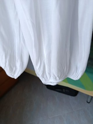 Pantalone harem al ginocchio seta 50%