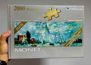 Puzzle Monet Regatas a l'Argenteuil 2000 piezas