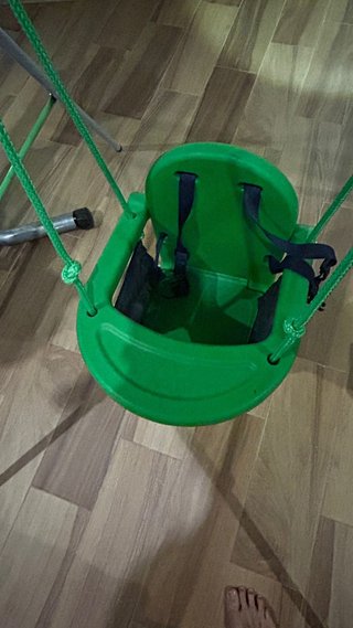 Columpio para bebé verde