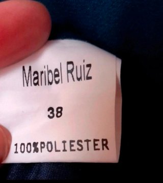 Vestido corto lentejuelas espalda  V MARIBEL RUIZ