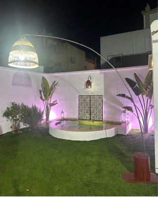 Lámpara de exterior artesanal