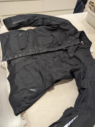 Chaqueta Moto Invierno/Verano Negra