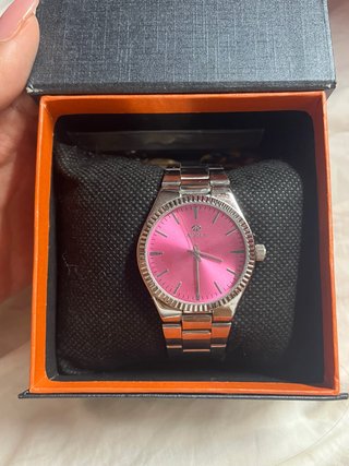 Reloj Marea Rosa y Plateado