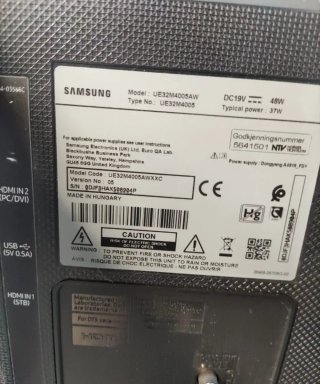 Televisor Samsung Negro