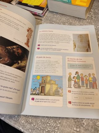 Religión católica, 6 Primaria serie Manantial
