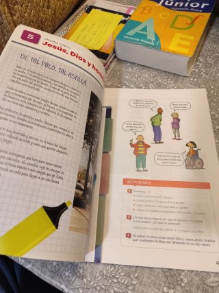 Religión católica, 6 Primaria serie Manantial
