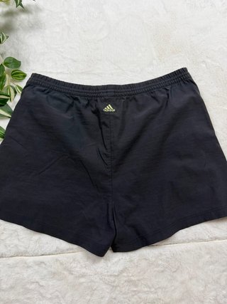 Adidas Black Sports Shorts Side Stripe Logo