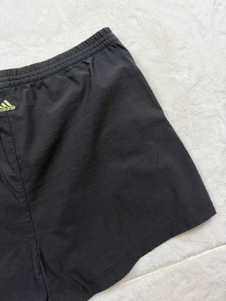 Adidas Black Sports Shorts Side Stripe Logo