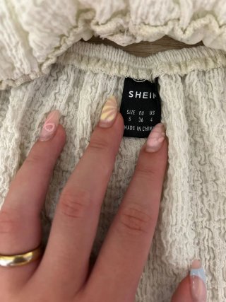 Top crema Shein talla única