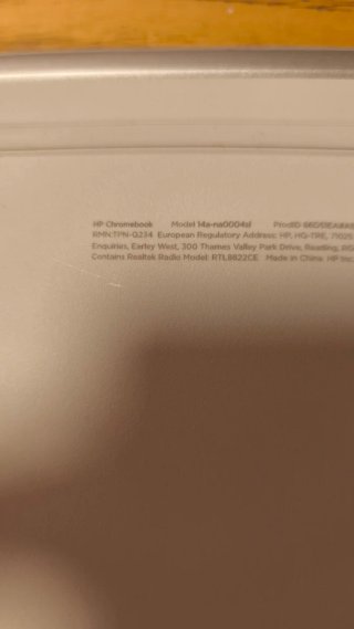 Portátil HP Chromebook 14a