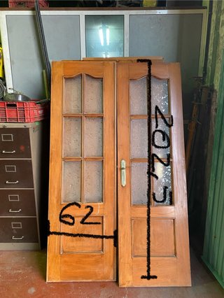 Puertas de madera interior pino maciza