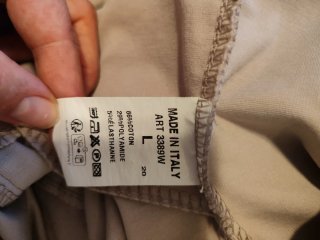 Inspee Bermuda Beige Talla L con Cinturón.
