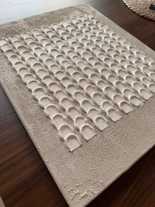 Quadro materico texture art legno