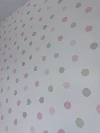 Papel pintado infantil lunares