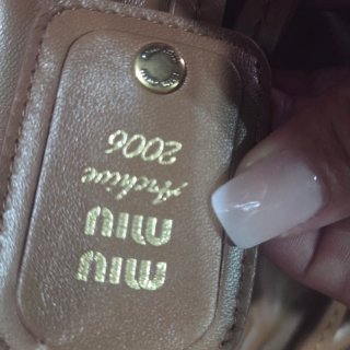 Borsa Miu Miu Marrone Pelle