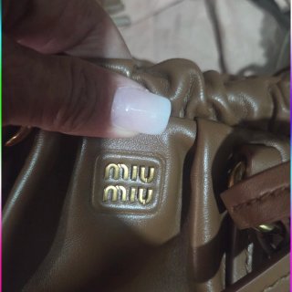 Borsa Miu Miu Marrone Pelle