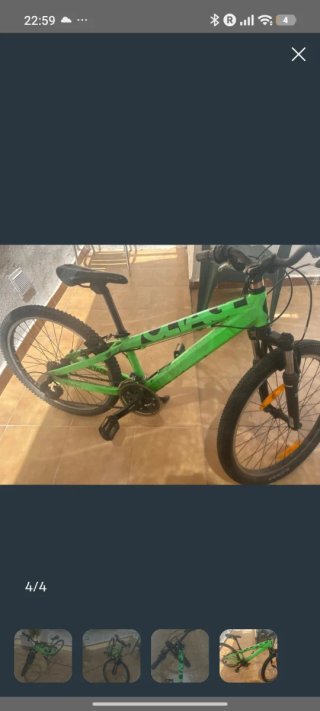URGENTE! Bici Scott Voltage JR 24 Verde