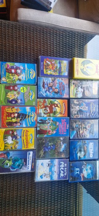 Lote Películas VHS Infantiles Variadas