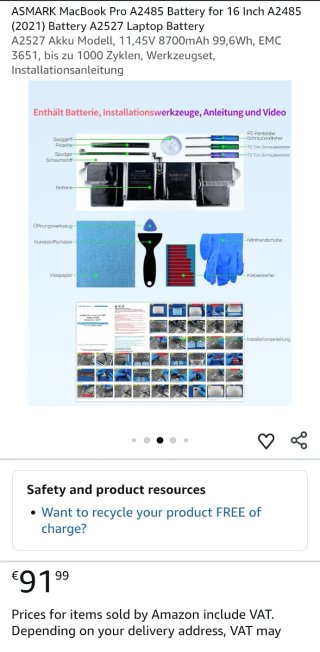 Batería ASMARK para MacBook