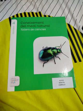 Cuaderno de coneixement del medi natural 4 primari