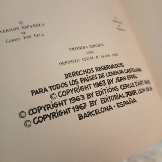 "La Novela de Adán y Eva" Jean Effel / C. J. Cela