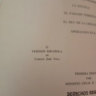"La Novela de Adán y Eva" Jean Effel / C. J. Cela