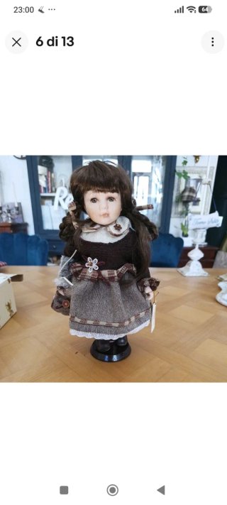 Bambola Porcellana con Vestito