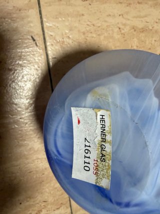 Jarrón y Lámpara de Aceite de Vidrio Herner Glas