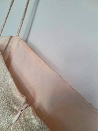 Vestido d lurex corto dorado CHARO AZKONA