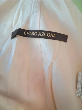 Vestido d lurex corto dorado CHARO AZKONA