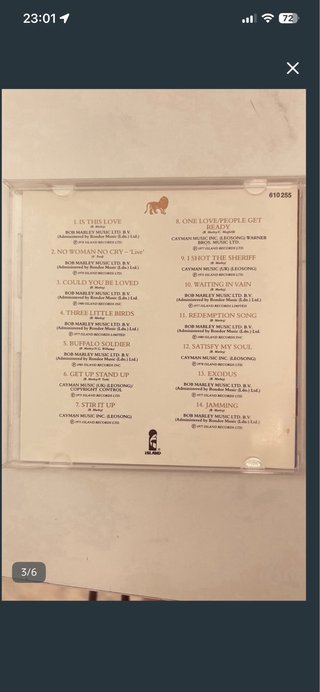 CD Bob Marley Legend - Lo Mejor de Bob Marley