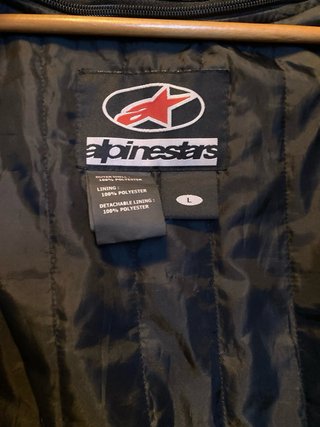 Chaqueta Moto Alpinestars Negra