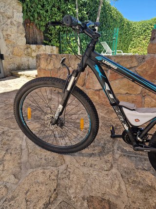 Bicicleta 29" SHADOW T.18 ALUM AZUL-NARANJA