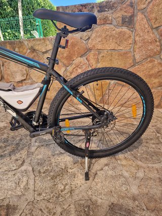 Bicicleta 29" SHADOW T.18 ALUM AZUL-NARANJA