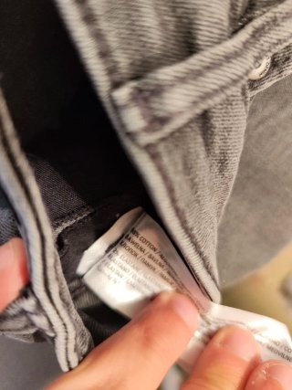 Vaqueros Mango Hombre Gris Oscuro Talla 32