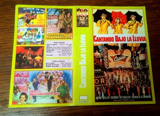 LOTE: "8 CARÁTULAS CACITEL PARA FILMS VHS AÑOS 90"