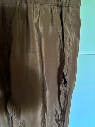 Pantalón bombacho Zara marrón