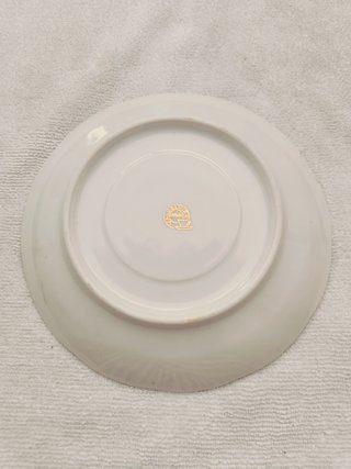 Plato Valdelvira pintado a mano 1970