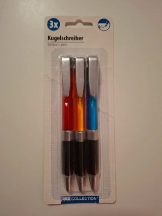 Pack 3 bolígrafos KUGELSCHREIBER